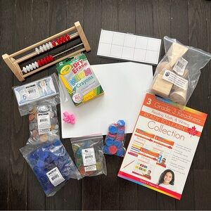 NWT Bundle Children’s Educational Learning Supplies + Grade 3 Curriculum Book
